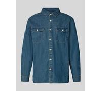Levi's® Regular Fit Jeanshemd mit Brusttaschen Modell 'JACKSON WORKER' in Jeansblau, Größe M