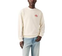 Sweatshirt LEVI'S "RELAXD GRAPHIC CREW", Herren, Gr. M, ls, co egret, Sweatware, Obermaterial: 88% Baumwolle, 12% Polyester, relaxed fit normal, Rundhals, Sweatshirts Sweatshirt, Relaxed fit (30364868