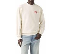 Sweatshirt LEVI'S "RELAXD GRAPHIC CREW", Herren, Gr. L, ls, co egret, Sweatware, Obermaterial: 88% Baumwolle, 12% Polyester, relaxed fit normal, Rundhals, Sweatshirts Sweatshirt, Relaxed fit (30364868