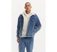Levi's® Relaxed Fit Sherpa Jacket mit Kentkragen in Jeansblau, Größe XL