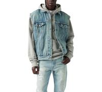 Levi's Men's Relaxed Trucker Denim, Kentucky Blue Vest, XL