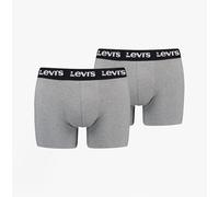Levi's Repeat Logo Herren 3er-Pack Boxershorts Mittelgrau Melange S