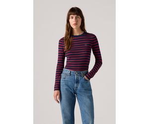 Levi's Rib Crew Sweater Parisienne Stripe Navy Größe: XS | Strickpullover Outlet | Damen | Blau