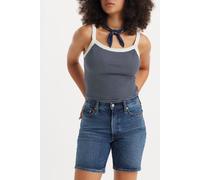 Levi's Ribcage Bermuda Shorts Blue Größe: W25 | Kurze Sporthosen Outlet | Damen | Blau