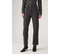 Levi's Ribcage Straight Jean With Tailored Ankle In Black Größe: W28L27 | Straight Jeans Outlet | Damen | Schwarz