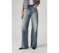 Levi's Women Ribcage Wide Leg Jeans, Tint Story, 27W / 34L