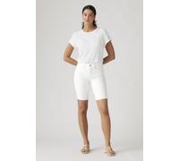 Shorts LEVI'S "SHAPING BERMUDA", Damen, Gr. 26, N-Gr, chalk weiß, Web, Obermaterial: 97% Baumwolle, 3% Elasthan, regular fit kniefrei, Hosen Shorts, Sommerhose im Five-Pocket Style (61643466-26) chalk