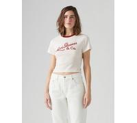 Levi's GR Essential Sporty Damen T-Shirt weiß/rot - L