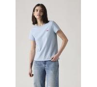 Levi's® T-Shirt mit Label-Stitching in Bleu, Größe XS
