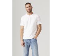 Levi's Short Sleeve Housemark Henley White Größe: M | Basic T-Shirts Outlet | Herren | Weiß