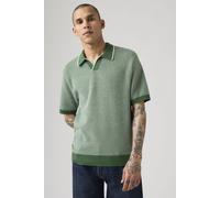 Poloshirt LEVI'S "LV POLO SKIPPER KNIT MULTI-COLOR", Herren, Gr. L, birds eye stitch dar, Piqué, Obermaterial: 100% Baumwolle, normal hüftlang, Bündchen, Shirts, Kragen ohne Verschluss (41186914-L) bi