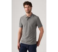 Poloshirt LEVI'S "LE SLIM HOUSEMARK POLO", Herren, Gr. XL, grau, Piqué, Obermaterial: 96% Baumwolle, 4% Elasthan, slim fit, Shirts (54716342-XL) grau