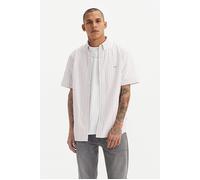 Levi's Herren SS Authentic Hemd mit Button-Down-Kragen, Cupertino Stripe BRI, XS