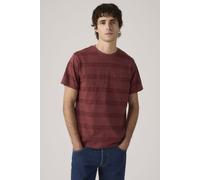 Levi's Herren T-Shirt Classic Pocket mit Brusttasche, Standard Fit, Rot (Kabir Paisley Stripe Oxblood), M