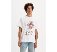 Levi's Herren SS Relaxed FIT Tee, Brin Palm Tree White+, S