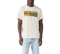 Levi's Ss Relaxed Fit Tee Archival Rodeo Egret Größe: M | Bedruckte T-Shirts Outlet | Herren