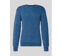 Levi's® Strickpullover mit gerippten Abschlüssen Modell 'PRESIDIO' in Jeansblau, Größe L