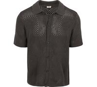 Strickpullover LEVI'S "SWEATER CAMP SHIRT", Herren, Gr. L, schwarz phantom, Strick, Obermaterial: 100% Baumwolle, regular fit normal, ohne Ausschnitt, Rippbündchen, Pullover Strickpullover, mit Strick