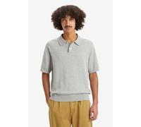 Levi's Sweater Knit Polo Mid Tone Grey Heather Größe: XS | Poloshirts Outlet | Herren | Grau