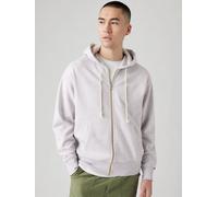 Kapuzensweatjacke LEVI'S, Herren, Gr. XXL, light gray htr bros bc03, Sweatware, Obermaterial: 88% Baumwolle, 12% Polyester, bequem hüftbedeckend, Rundhals, Bündchen, Sweatjacken, mit Logo-Stickerei (8