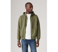 Levi's® Sweatjacke mit Eingrifftaschen in Oliv, Größe S