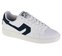 LEVI´S Swift Herren Freizeit-Sneaker Turnschuhe im Leder-Overlay-Look Schnür-Schuhe 235658-846N Weiß/Navy 43