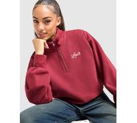 LEVI'S Swirl 1/4 Zip Sweatshirt - Damen, Rot L