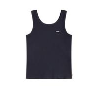 Ripptanktop LEVI'S KIDS "LVG MEET AND GREET RIBBED TANK", Mädchen, Gr. 8 (128), schwarz, Obermaterial: 95% Baumwolle, 5% Elasthan, casual, Rundhals, ohne Ärmel, Tops, for GIRLS (90037922-8) schwarz