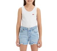 Levi's Girl's KT-Knit TOP Mädchen Lvg Meet and Greet Geripptes Tank 3ek116 T-Shirt, Bright White, 5 Jahre