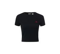 Levi's® T-Shirt mit Label-Detail und Rundhalsausschnitt in Black, Größe L