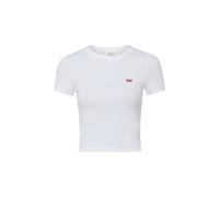 Levi's® Slim Fit T-Shirt mit Label-Patch in Weiss, Größe L