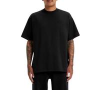 Rundhalsshirt LEVI'S "LE RED TAB VINTAGE TEE", Herren, Gr. L, schwarz (mineral schwarz), Jersey, Obermaterial: 100% Baumwolle, relaxed fit hüftbedeckend, Rundhals, eingesetzt abgesteppt, Shirts Rundha