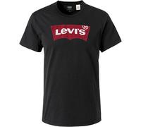 Levi's® T-Shirt Herren Slim Fit Kurzarm Rundhals Baumwolle schwarz, M