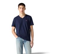 Levis T Shirt Housemark Tee mit V-Neck in Dunkelblau M Regular Fit
