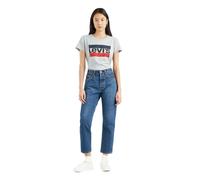 Levi's T-Shirt Perfect Tee mit Batwing- Logo in Grau S Regular Fit