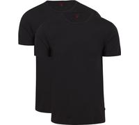 Levi's T-shirt Rund Hals Schwarz 2Pack - Größe M Schwarz M