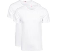 Levi's T-Shirt Rundhals Weiß 2-Pack - Größe XXL Weiß XXL