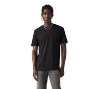Levis T-Shirt Slim Crewneck 2er Pack in Schwarz M Slim Fit