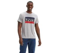 Levi's T-Shirt Sportswear Logo Tee in Grey XS Regular Fit - die gerade Form