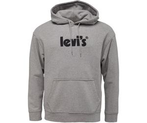 Levi's® T2 RELAXED GRAPHIC PO MV LOGO Herren Kapuzenpullover, grau, größe S