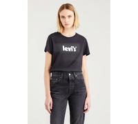 Levi's Damen The Perfect Tee T-Shirt,Seasonal Poster Logo T2 Caviar,XS