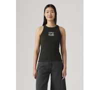 Ripptanktop LEVI'S "GR ESSENTIAL RACE", Damen, Gr. M (38), western archival hor, Feinripp, Obermaterial: 100% Baumwolle, bedruckt, figurbetont hüftlang, Rundhals, Tops, Plakativer Druck (50225545-M) w