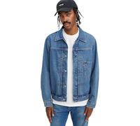 Cordjacke LEVI'S "TYPE I TRUCKER Z2441" Gr. XL, blau (medium indigo) Herren Jacken Übergangsjacken (62648529-XL)