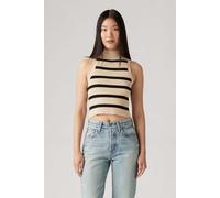 Levi's Tulip Mockneck Tank Redwood Stripe Creme Größe: XS | Tanktops Outlet | Damen | Braun