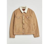 Levi's Type 3 Sherpa Trucker Ermine Brown Braun L