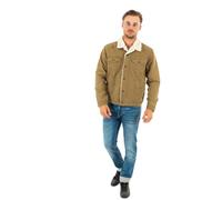 Levi's Type 3 Sherpa Trucker Washed Cougar Canv