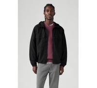 Windbreaker LEVI'S, Herren, Gr. L, schwarz (meteorite), Obermaterial: 61% Baumwolle, 39% Polyamid, hüftlang, Langarm, Jacken (40742534-L) meteorite