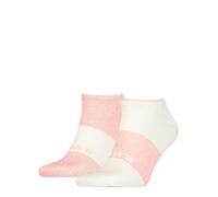 Levi's Unisex-Adult Plant Based Dying Low Cut Socks 2 Pack Sneaker, pink Combo, 39/42