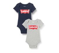 Levi's Unisex Baby Batwing 2pk Bodysuit Baby- und Kleinkind-Babyausstattung (2er Pack)