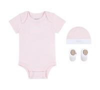 Levi's Unisex Baby LHN Understated Batwing 3PC SE NL0331 Abgestimmte Outfits, Chalk PINK, 6-12M